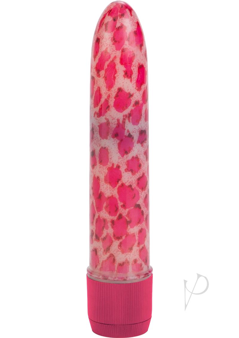 Leopard Waterproof Mini Massager 4.5in - Pink