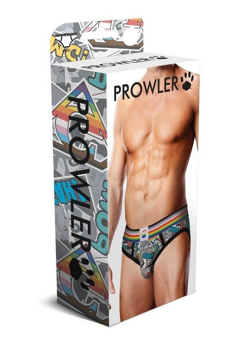 Prowler Comic Book Brief - Small - Gray/Multicolor