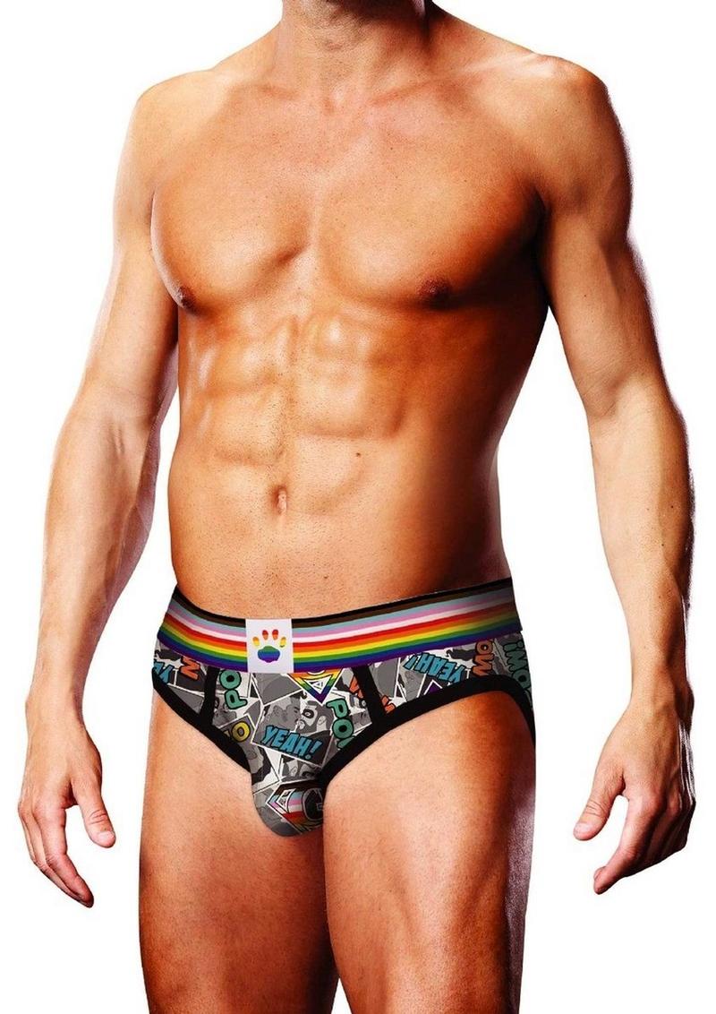 Prowler Comic Book Brief - Small - Gray/Multicolor