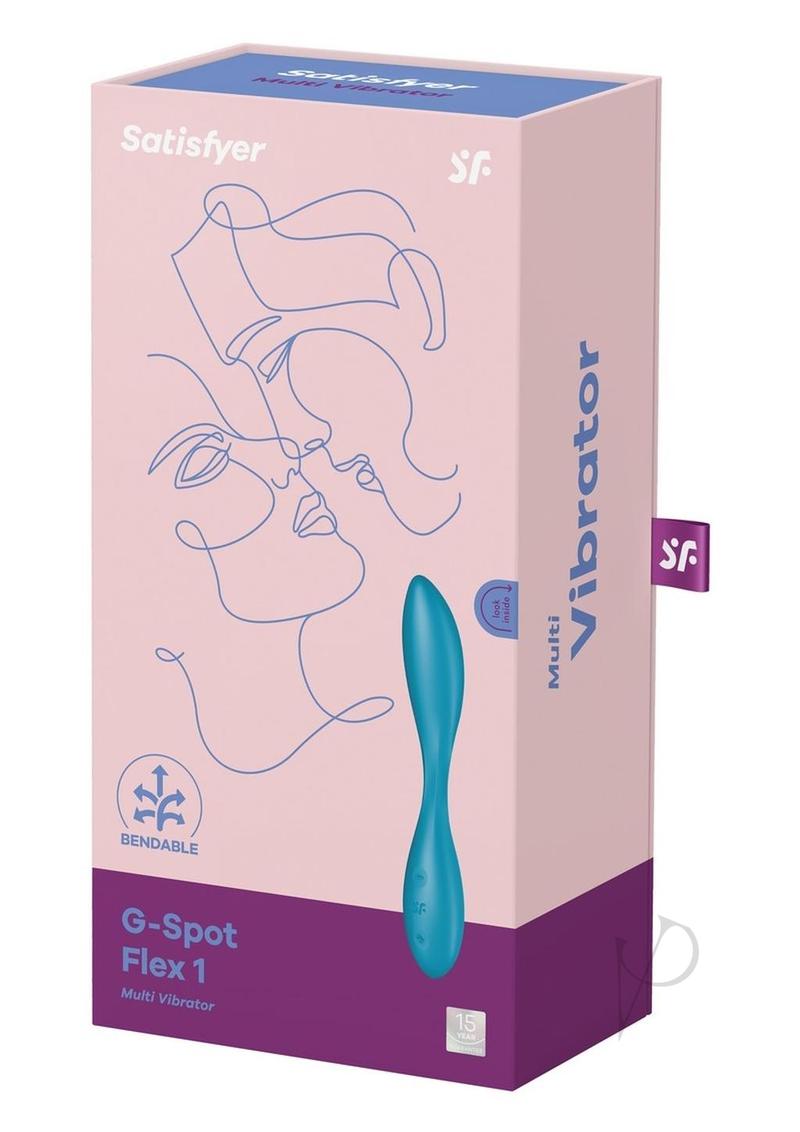 Satisfyer G-Spot Flex 1 Rechargeable Silicone Vibrator - Petrol