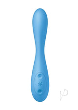 Satisfyer G-Spot Flex 4+ Rechargeable Silicone Vibrator - Blue