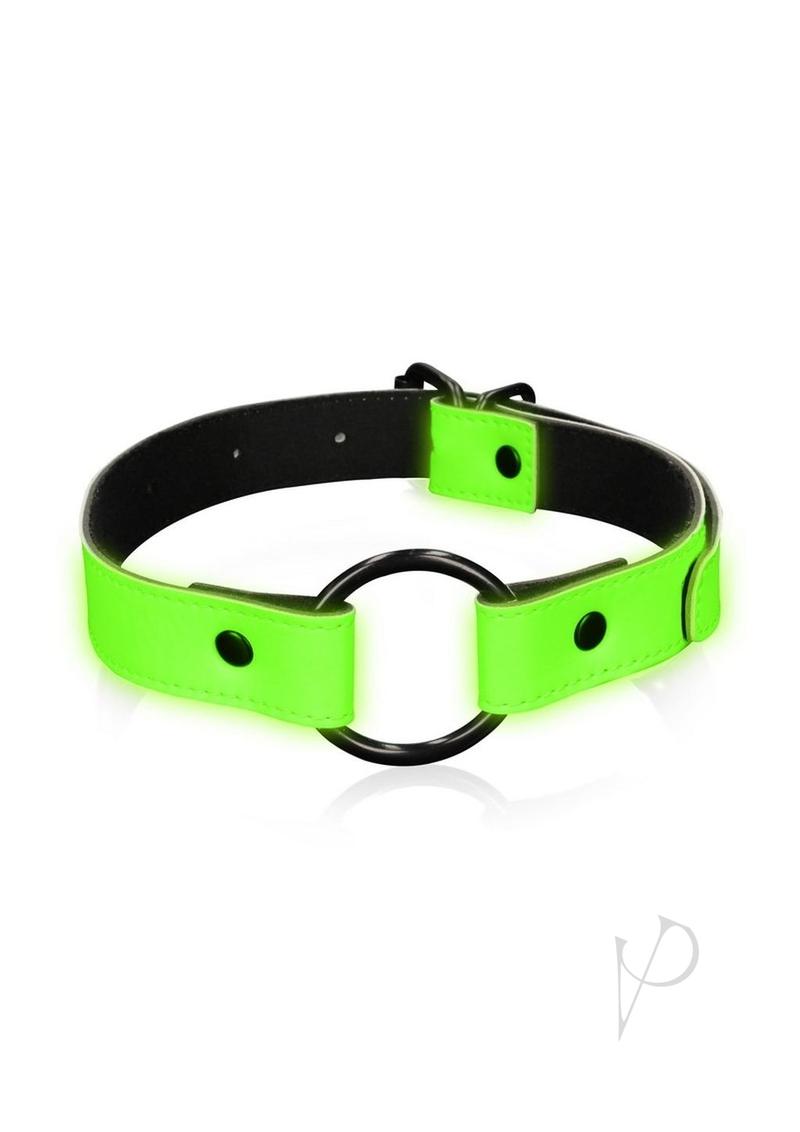 Ouch! O-Ring Gag Glow in the Dark - Green