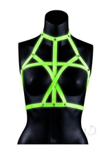 Ouch! Bra Harness Glow in the Dark Large/XLarge - Green