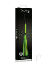 Ouch! Flogger Glow in the Dark - Green