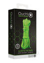 Ouch Rope 10m/16 Strings Glow in the Dark - Green