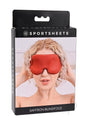 Saffron Blindfold - Red/Black