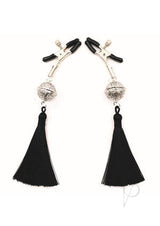 Sexy AF Nipple Clamps Tassles - Black