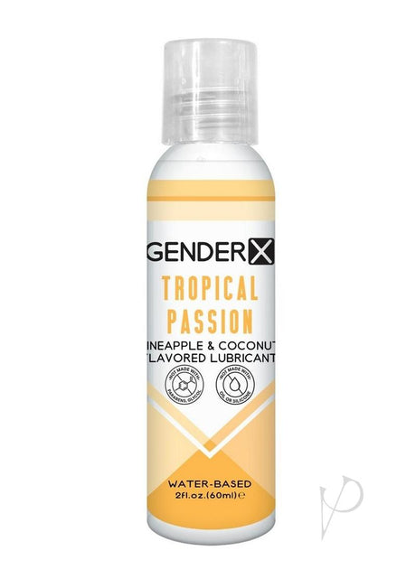 Gender X Tropical Passion Water Based Flavored Lubricant 2oz.