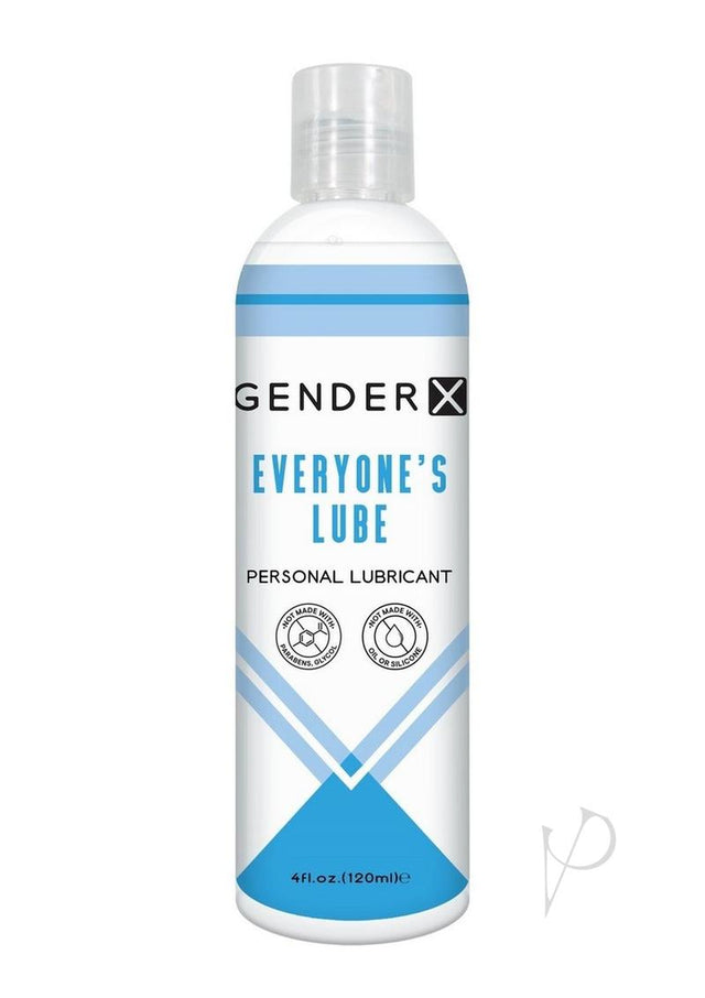 Gender X Everyone's Lube Water Based Lubricant 4oz