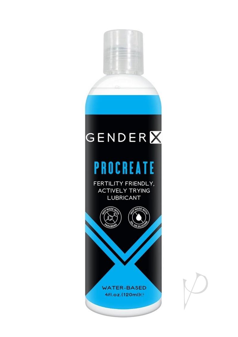 Gender X Procreate Water Based Lubricant 4oz