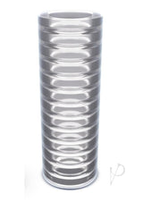 Rize Ribz Self Lubricating Stroker Dual End Masturbator - Clear