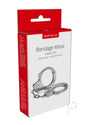 ME YOU US Bondage Metal Handcuffs - Stainless Steel