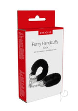 ME YOU US Furry Handcuffs - Black