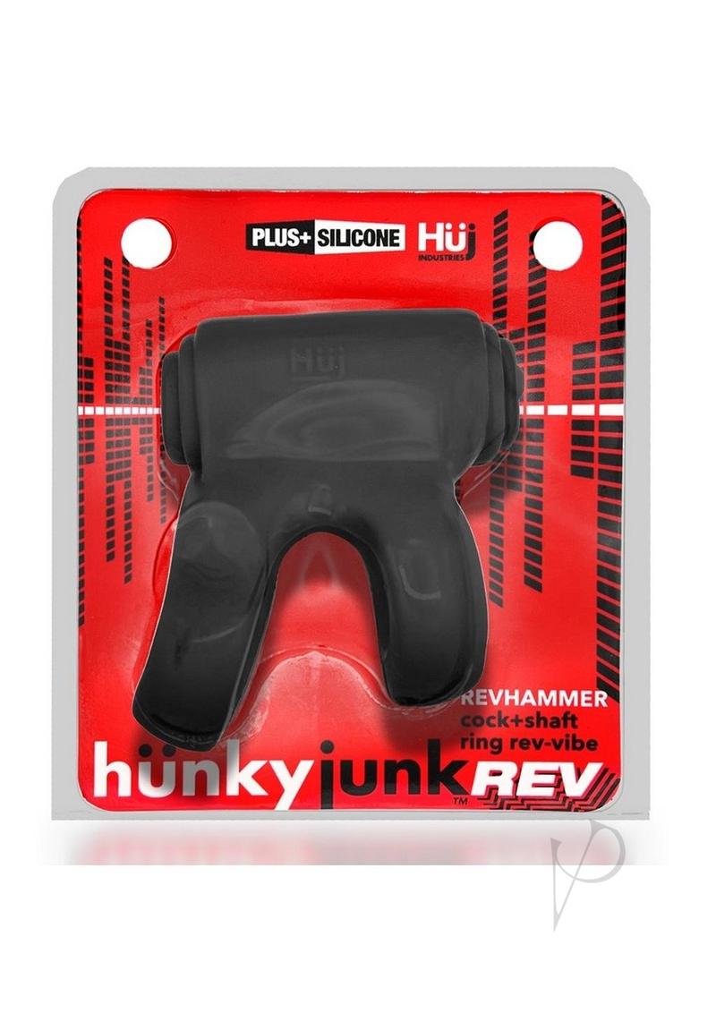 Revhammer Reverb Shaft Vibrating Cock Ring - Tar Ice