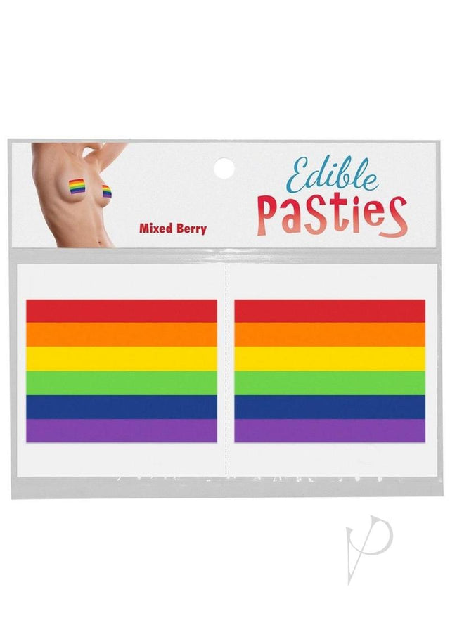 Rainbow Pride Edible Pasties (2 per Pack) - Mixed Fruit