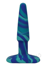 A-Play Groovy Silicone Anal Plug 4in - Blue