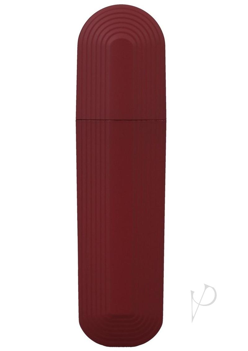 This Products Sucks Lipstick Suction Toy Rechargeable Silicone Clitoral Stimulator - Red