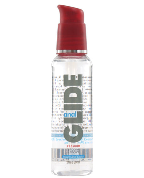 Anal Glide Silicone Lubricant - 2 oz Pump Bottle