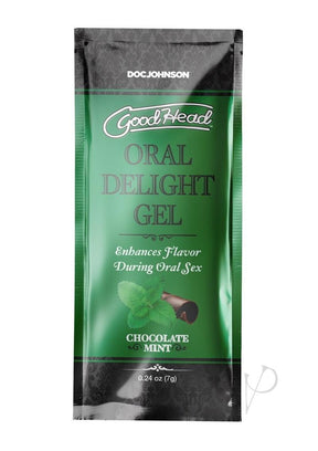 GoodHead Oral Delight Gel .24oz Bulk (48 Pieces) - Chocolate Mint