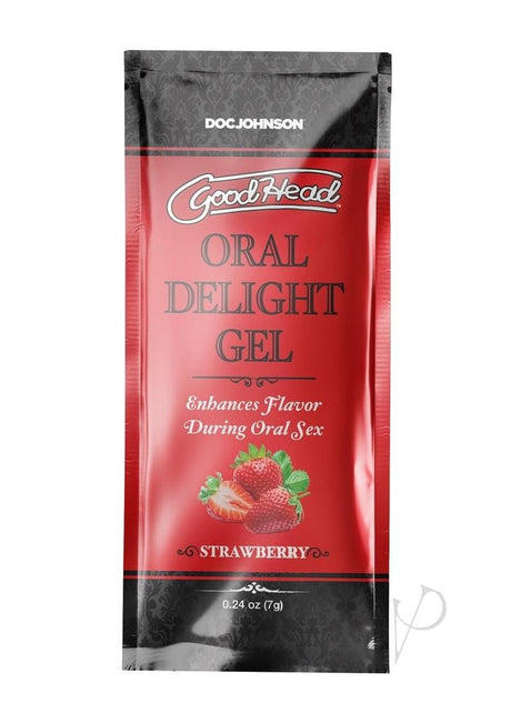 GoodHead Oral Delight Gel .24oz Bulk (48 Pieces) - Strawberry