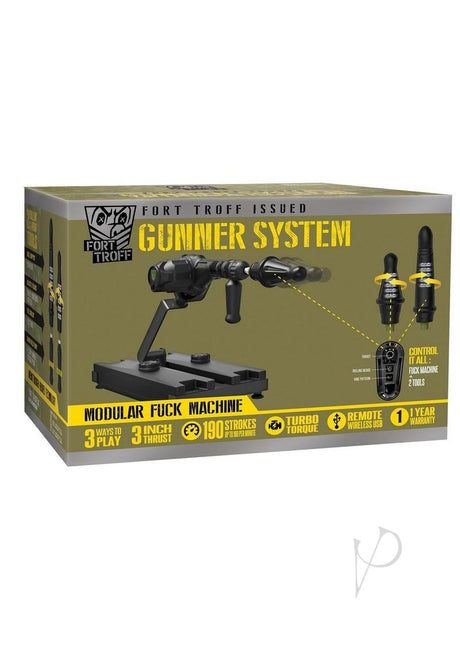 Fort Troff's Gunner 3-in-1 Machine with Remote Control - Black