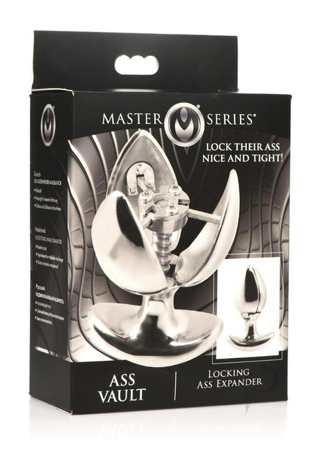 Master Series Ass Vault Locking Ass Expander - Stainless Steel