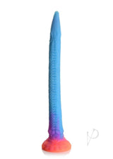 Creature Cocks Makara Glow in The Dark Silicone Snake Dildo - Orange/Purple/Blue Glitter