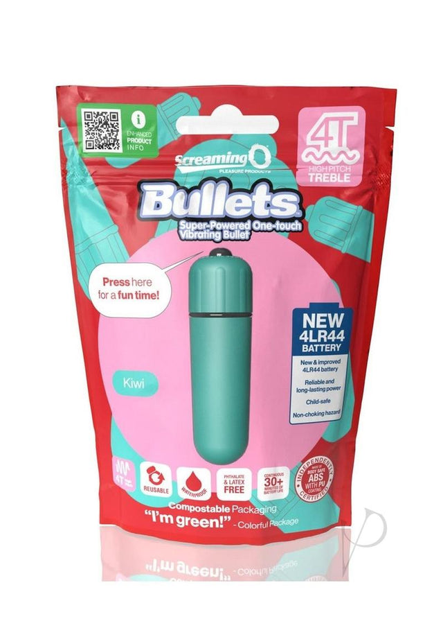 Screaming O 4T Bullet Vibrator - Kiwi