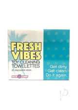 Rock Candy Fresh Vibes Toy Cleaning Wipes (20 per Box)