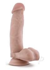 Dr. Skin Silver Collection Mr. Mark Dildo with Balls and Suction Cup 7in - Vanilla