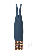 Pillow Talk Secrets Playful Rechargeable Silicone Massager - Blue/Rose Gold