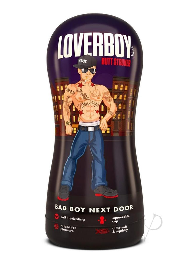 Loverboy Bad Boy Next Door Self Lubricating Anal Pocket Stroker - Vanilla