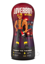 Loverboy Manny The Fireman Self Lubricating Anal Pocket Stroker - Caramel