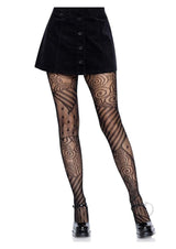 Leg Avenue Doll Net Tights - OS - Black