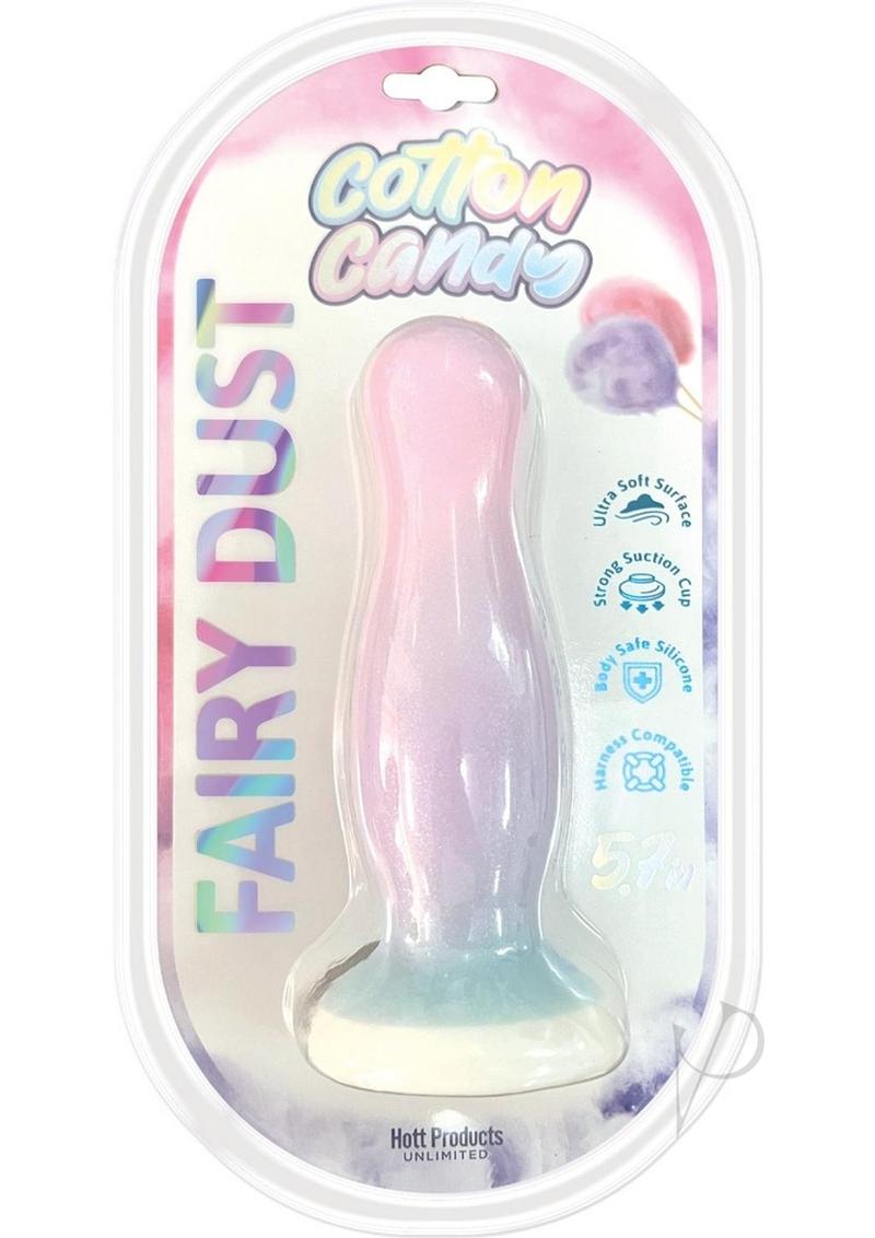 Cotton Candy Fairy Dust Mini Dildo - Multi-Color