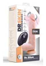 Dr. Skin Platinum Collection Silicone Dr. Ethan Gyrating Dildo 8.5in - Vanilla