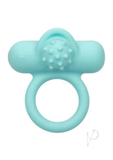 Couple`s Enhancers Silicone Rechargeable Nubby Lover`s Delight - Teal