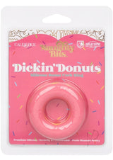 Naughty Bits Dickin' Donuts Silicone Donut Cock Ring - Pink