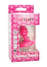 Cheeky Gems Rechargeable Silicone Vibrating Probe - Small - Pink