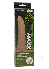 Performance Maxx Rechargeable Silicone Dual Penetrator - Vanilla