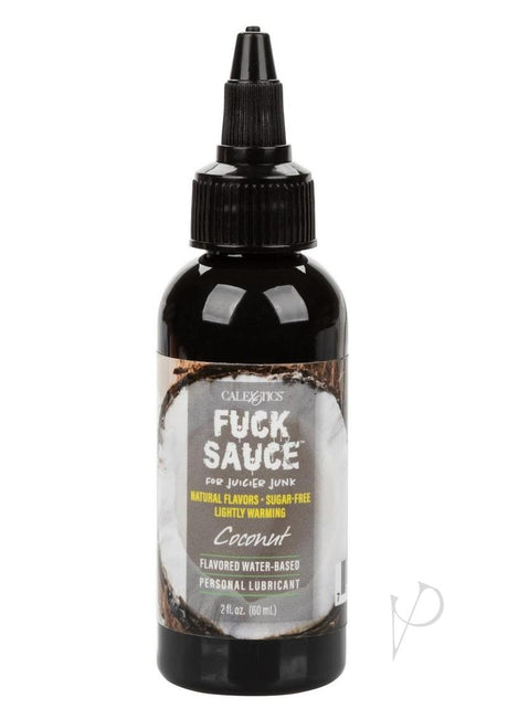 Fuck Sauce Flavored Water Based Personal Lubricant Coconut 2oz