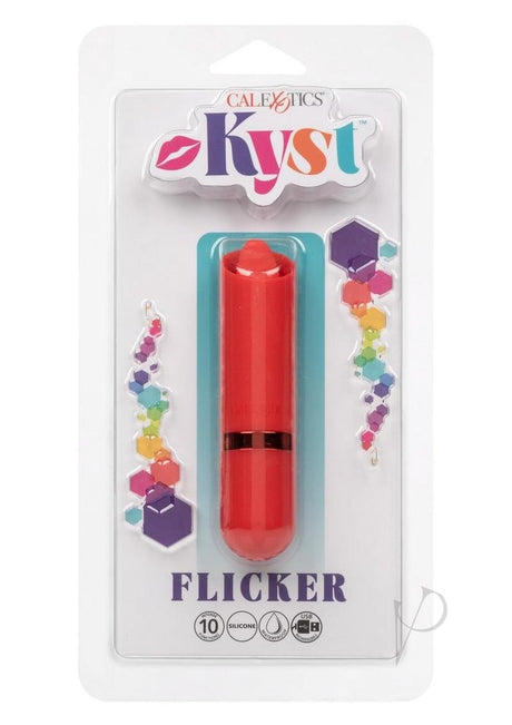 Kyst Rechargeable Silicone Tongue Clitoral Stimulator - Red