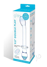 Glas Double Play Dual-Ended Dildo 9.5in - Clear