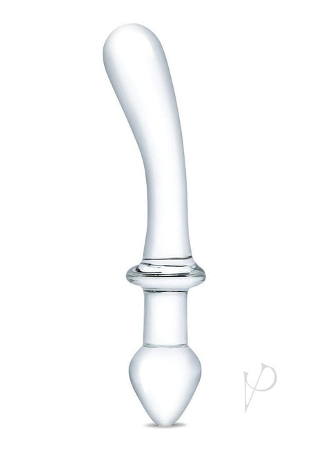 Glas Classic Curved Dual-Ended Dildo 9in - Clear