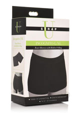 Strap U Incognito Boxer Harness with Hidden O-Ring - Large/XLarge - Black