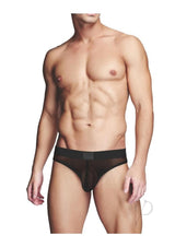 Prowler RED Fishnet Ass-Less Brief - XXL - Black