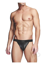 Prowler RED Wetlook Ass-Less Jock - Small - Black