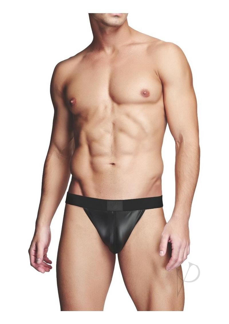 Prowler RED Wetlook Ass-Less Jock - Large - Black