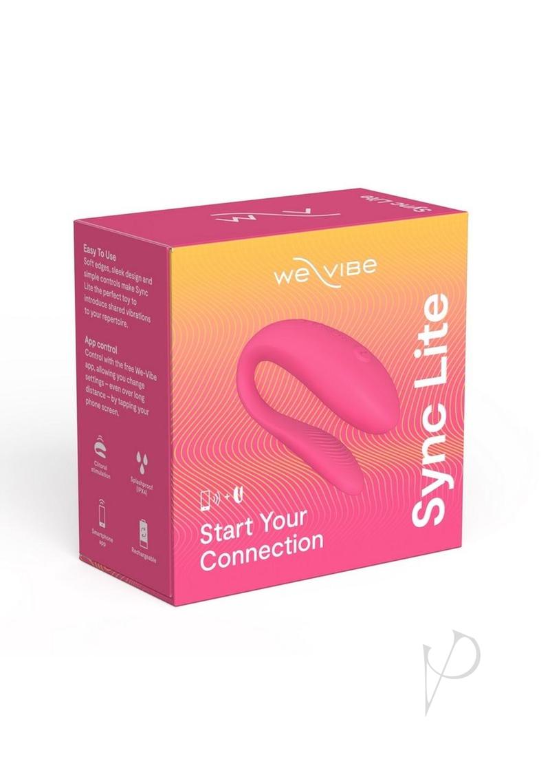 We-Vibe Sync Lite App Control Rechargeable Silicone Couples Vibrator - Pink