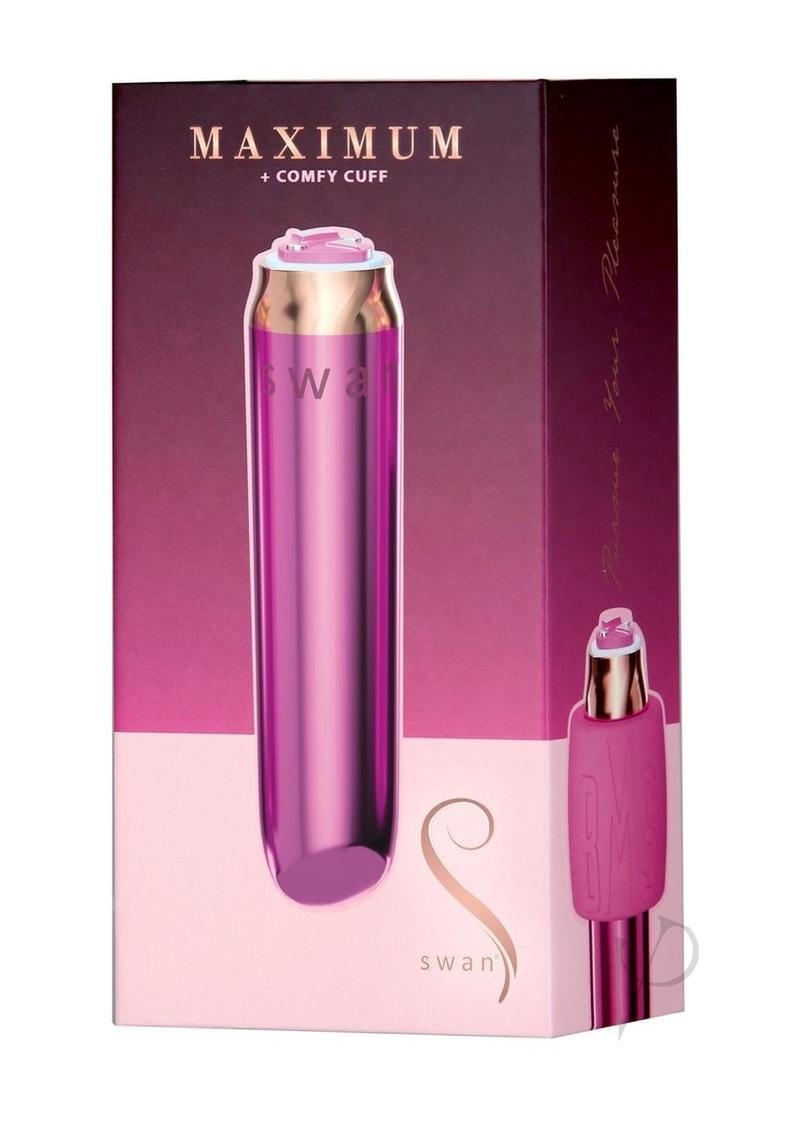 Swan Maximum Rechargeable Bullet - Pink/Rose Gold